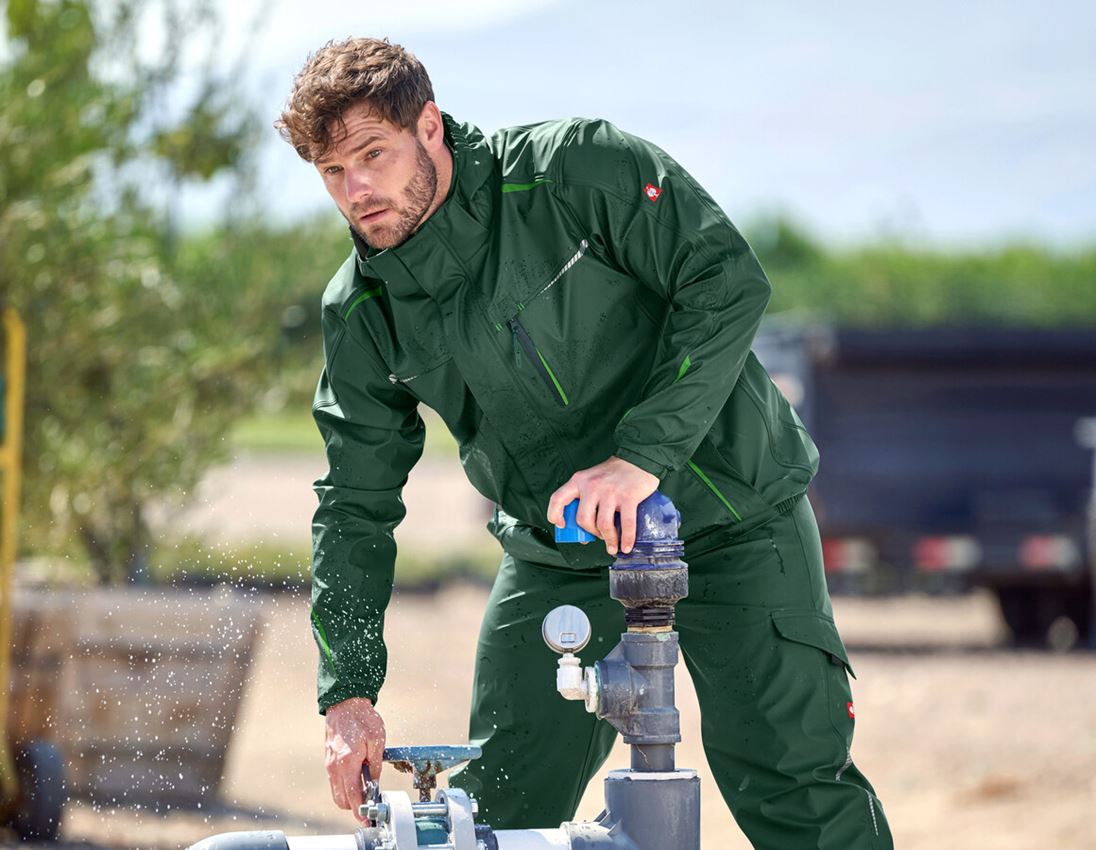 Themen: Regenjacke e.s.motion 2020 superflex + grün/seegrün 2