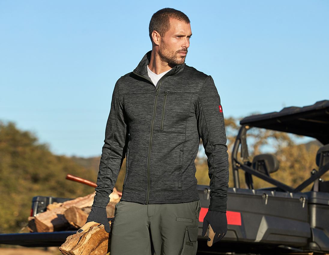 Jacken: Jacke isocell e.s.dynashield + thymian melange