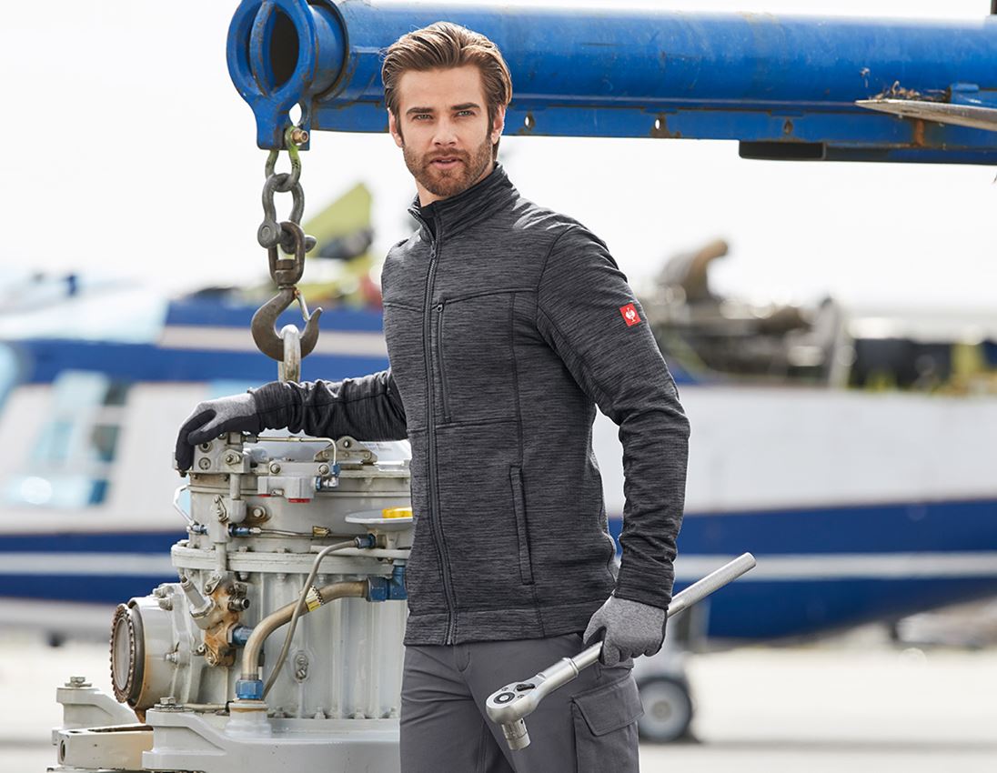 Jacken: Jacke isocell e.s.dynashield + graphit melange 1