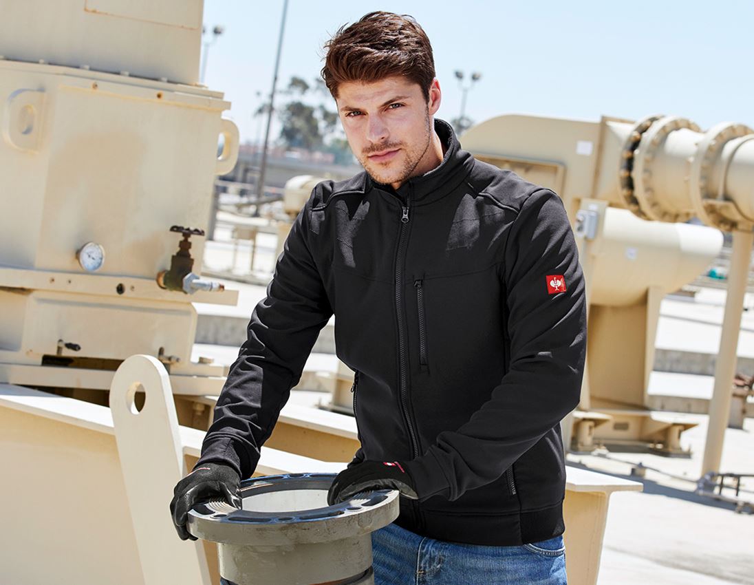 Jacken: Jacke shellloft e.s.dynashield + schwarz