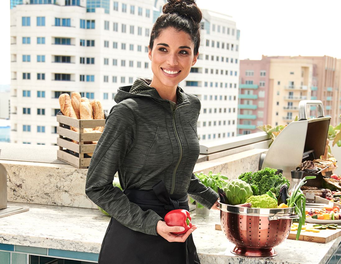 Jacken: Kapuzenjacke isocell e.s.dynashield, Damen + thymian melange 2