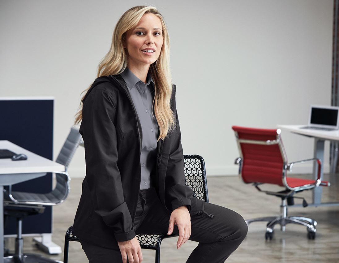 Jacken: e.s. Funktions-Jacke CI, Damen + schwarz 1