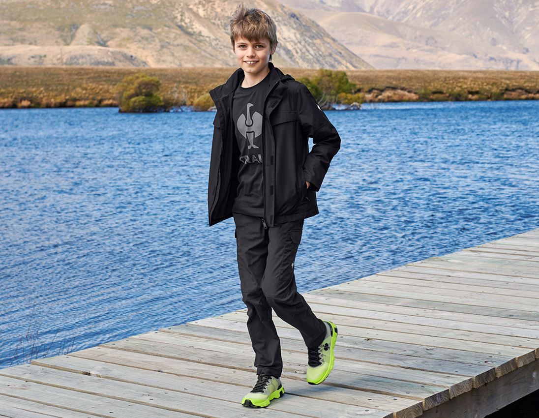 Jacken: Regenjacke e.s.concrete, Kinder + schwarz 1
