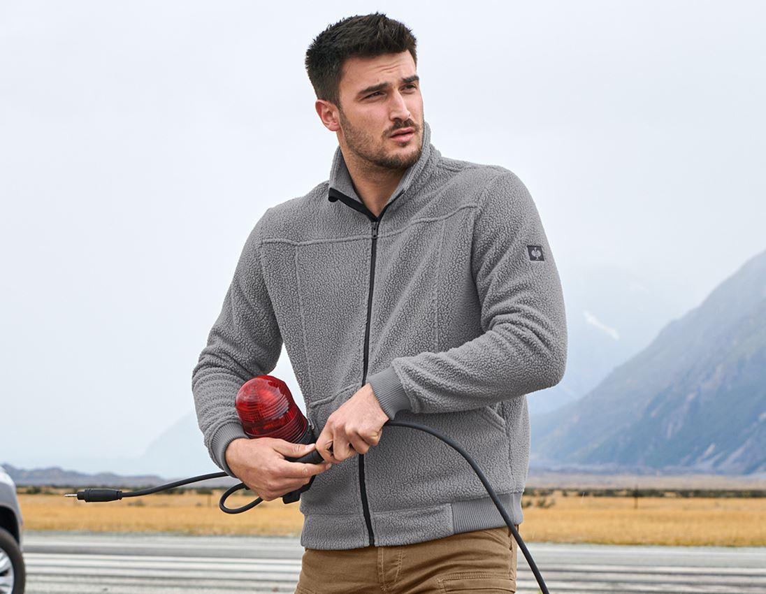 Jacken: Faserpelz Jacke e.s.vintage + zinn