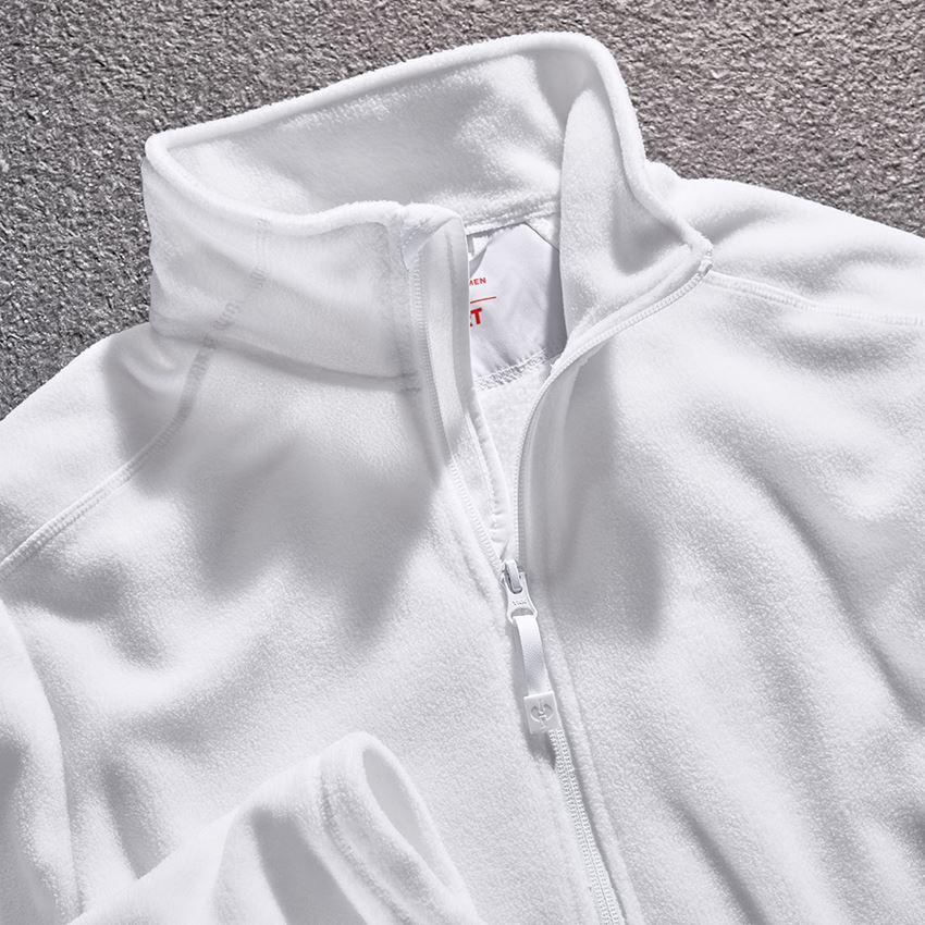 Jacken: e.s. Fleecejacke CI + weiß 2