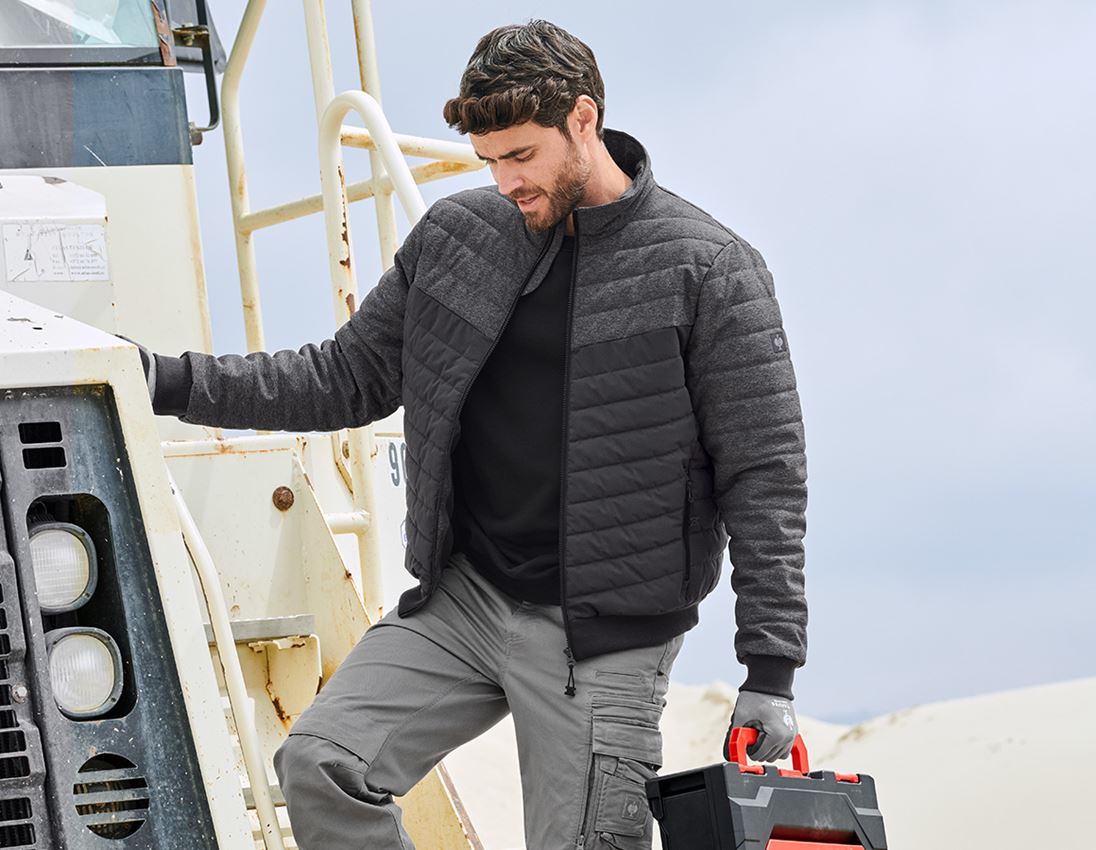 Jacken: Pilotenjacke e.s.motion ten + oxidschwarz 1