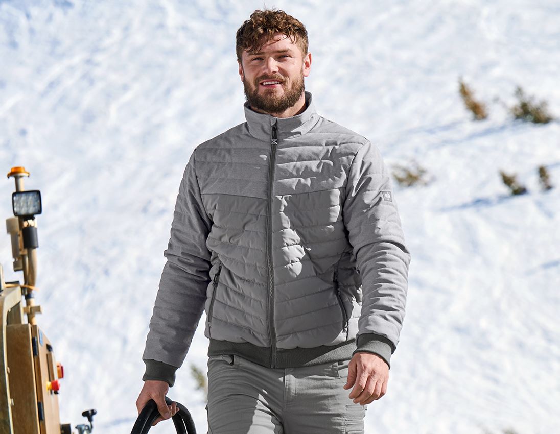 Jacken: Pilotenjacke e.s.motion ten + granit