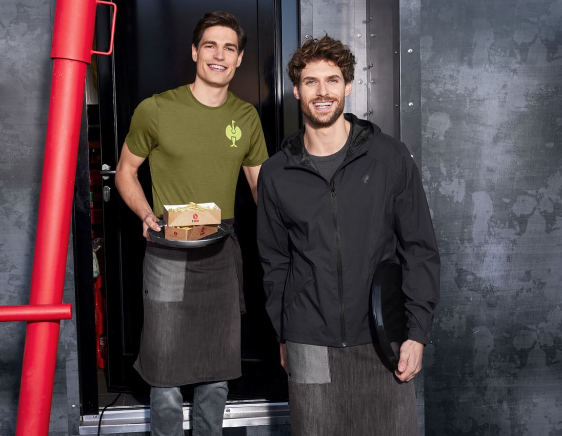 Jacken: Windbreaker light-pack e.s.trail + schwarz 2