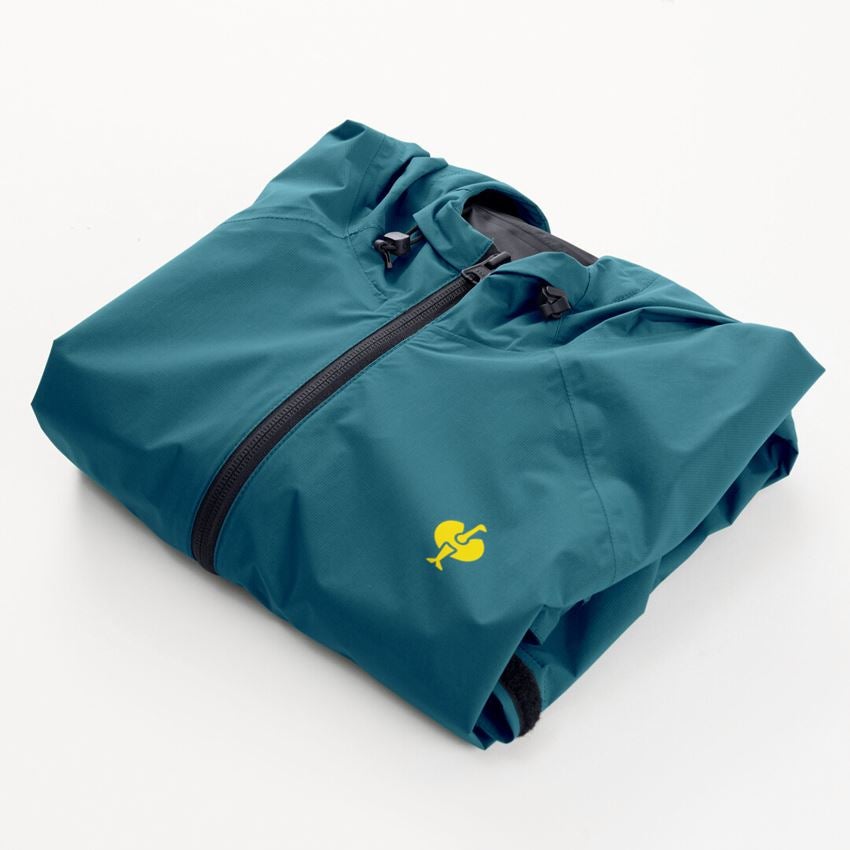 Bekleidung: Windbreaker light-pack e.s.trail + smaragdgrün/chromgelb 2