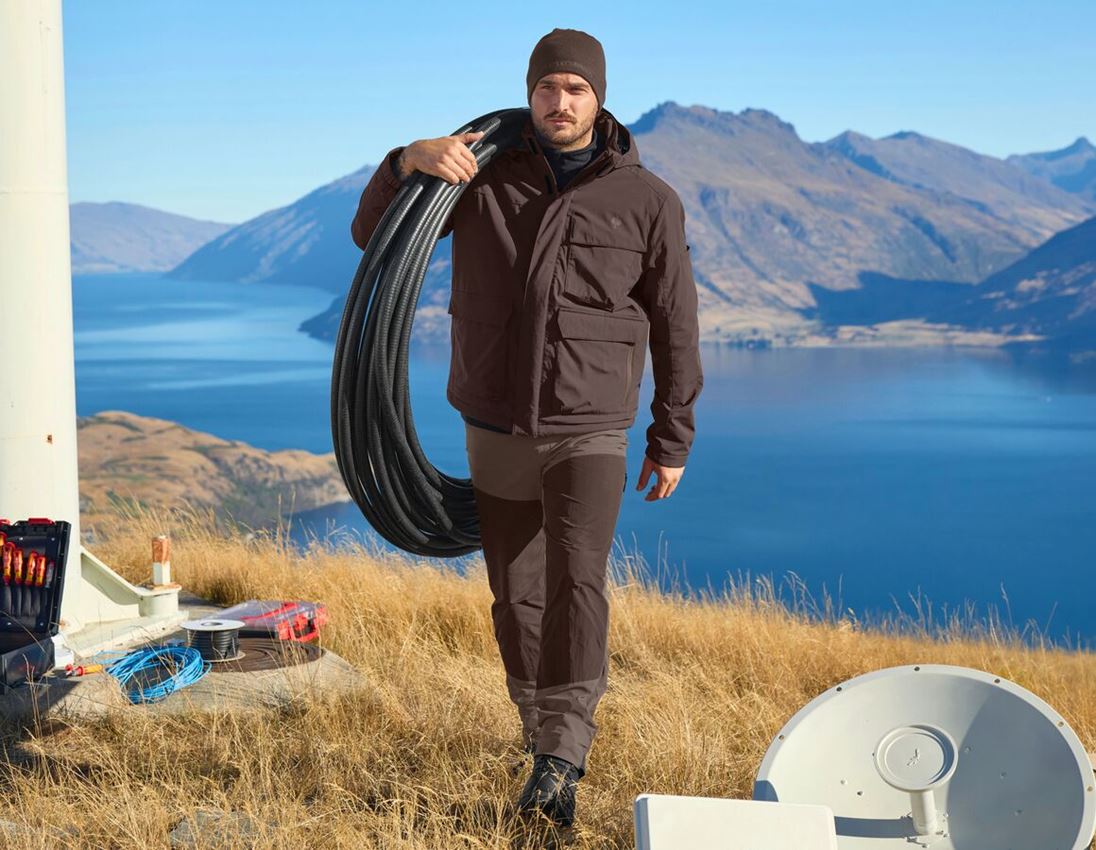 Jacken: Winterjacke e.s.trail + kastanie/haselnuss 2