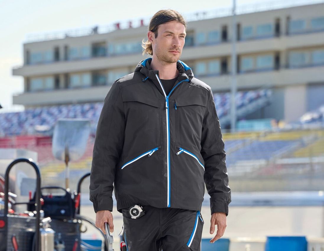 myDesign XMAS: Winterjacke e.s.ambition + graphit/enzianblau