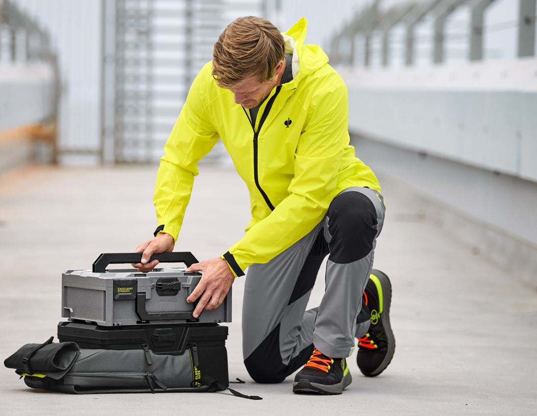 Jacken: Windbreaker light-pack e.s.trail + acidgelb/schwarz 1