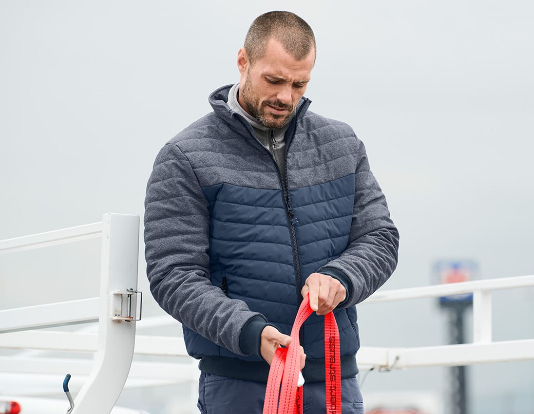Jacken: Pilotenjacke e.s.motion ten + schieferblau 1