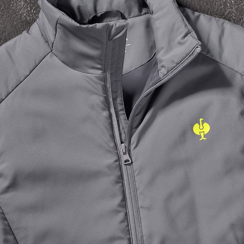 Gilet: Gilet e.s.trail + grigio basalto/giallo acido 2