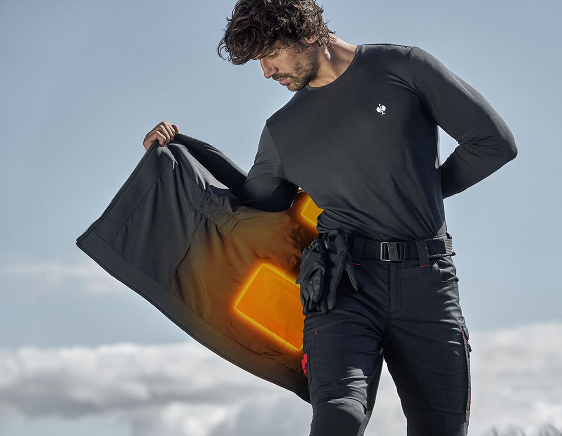 Gilet: e.s. gilet termico climafoam + nero melange 2