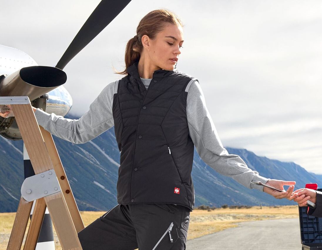 Jacken: 3 in 1 Funktionsjacke e.s.ambition, Damen + schwarz/platin 1
