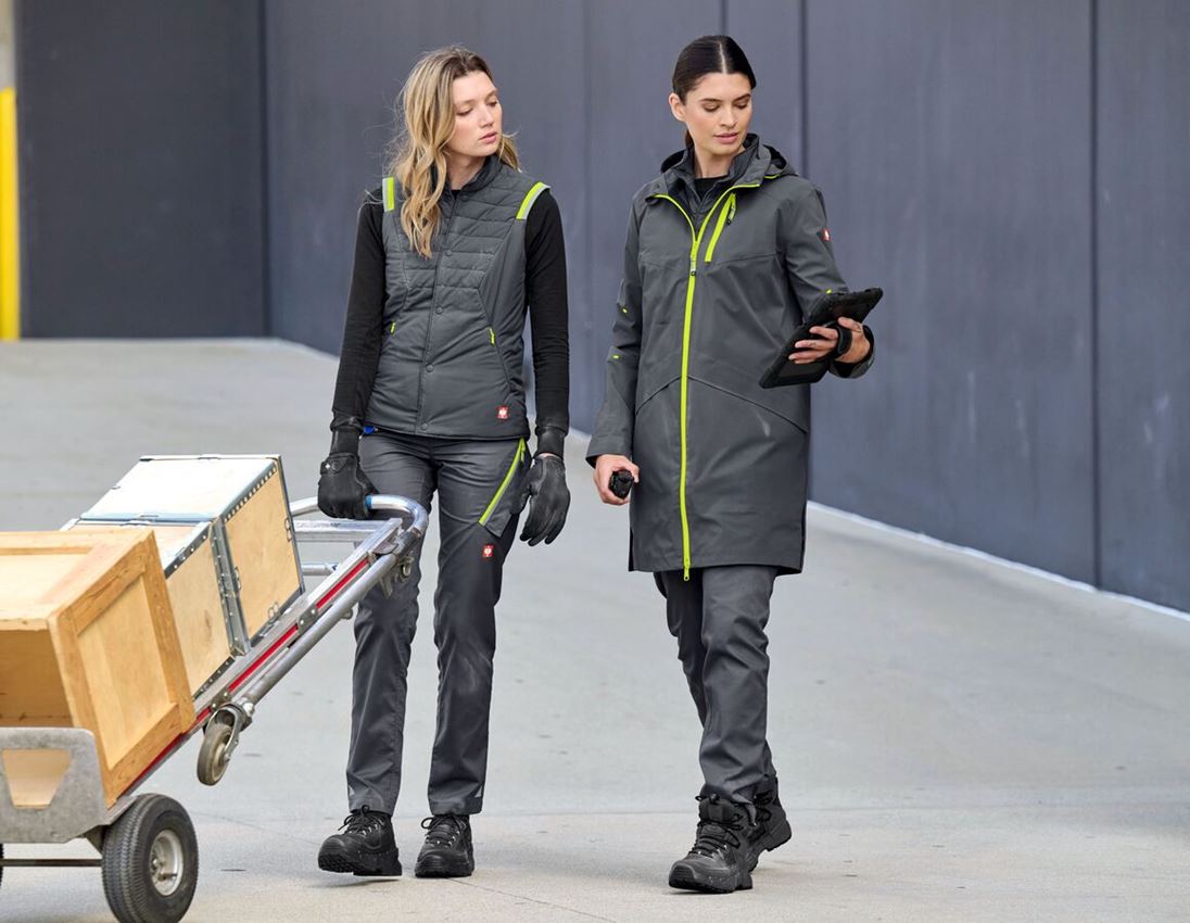 Jacken: 3 in 1 Funktionsjacke e.s.ambition, Damen + anthrazit/warngelb 1