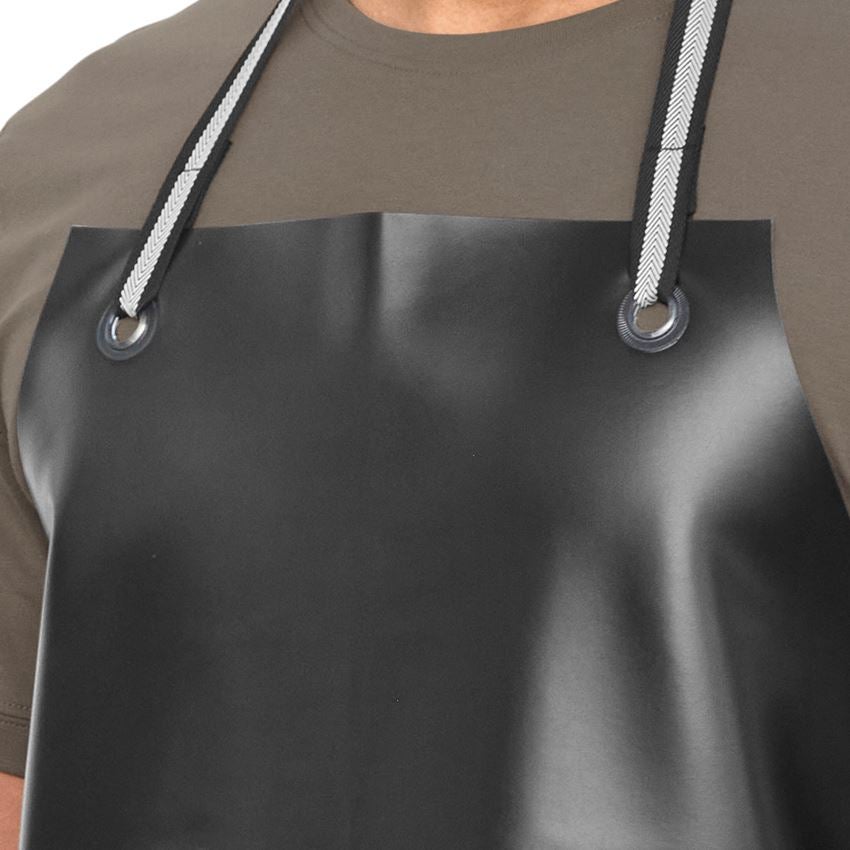 Schürzen: Guttasynschürze, schwarz + schwarz 2