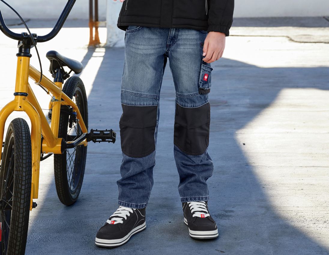 Hosen: Jeans e.s.motion denim, Kinder + stonewashed