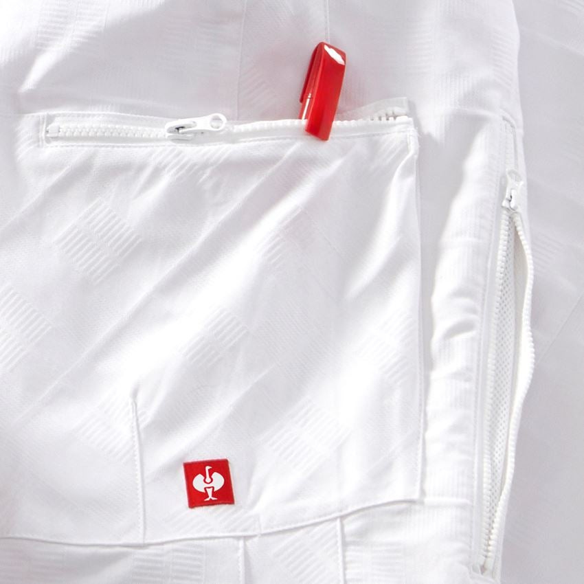 Hosen: e.s. Berufshose pocket, Damen + weiß 2