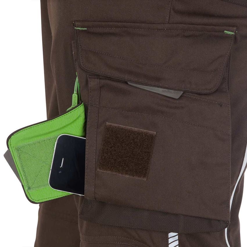 Hosen: Damenhose e.s.motion 2020 Winter + kastanie/seegrün 2