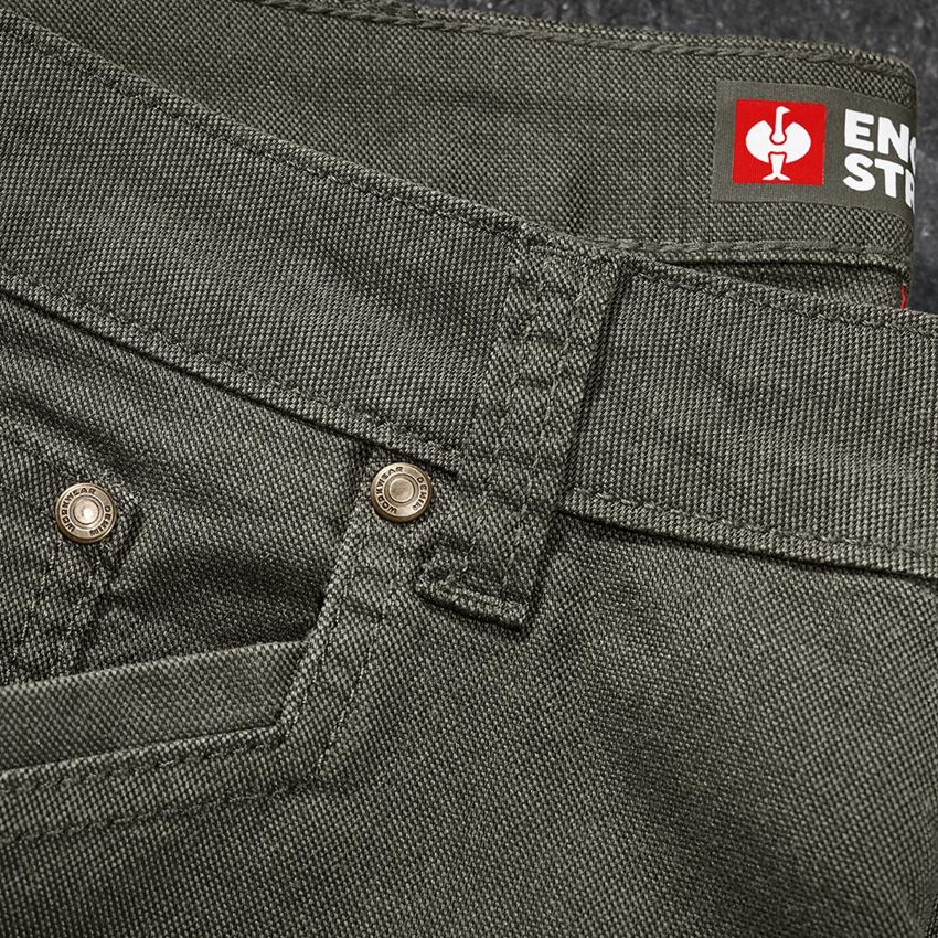 Hosen: 5-Pocket-Hose e.s.vintage + tarngrün 2