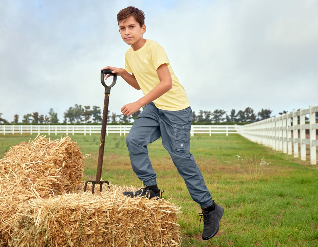 Hosen: Cargohose e.s.motion ten Sommer, Kinder + rauchblau 1