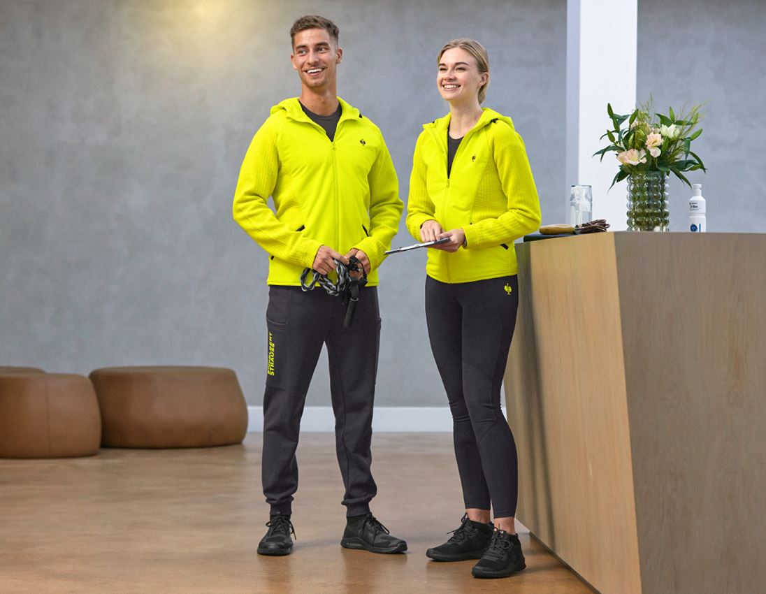 Accessoires: Sweat Pants light e.s.trail + schwarz/acidgelb 4