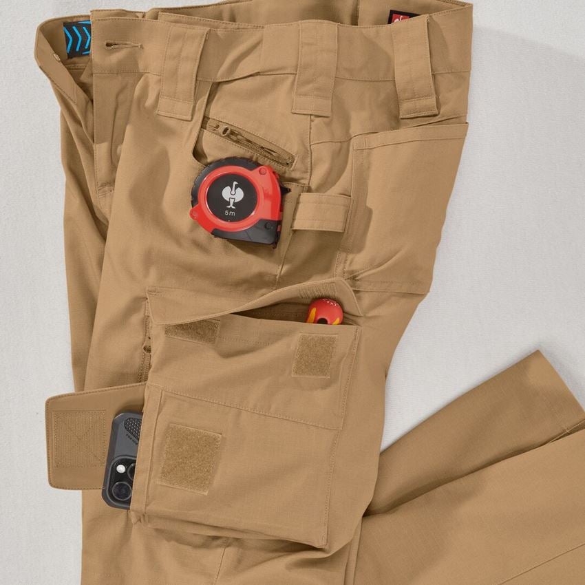Hosen: Bundhose e.s.e:pic ripstop, Damen + mandelbraun 2