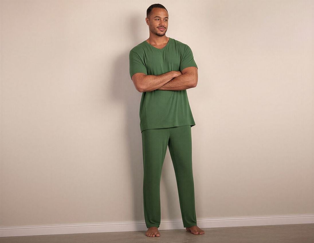 Accessoires: e.s. Modal Pyjama Hose + nordicgrün 1