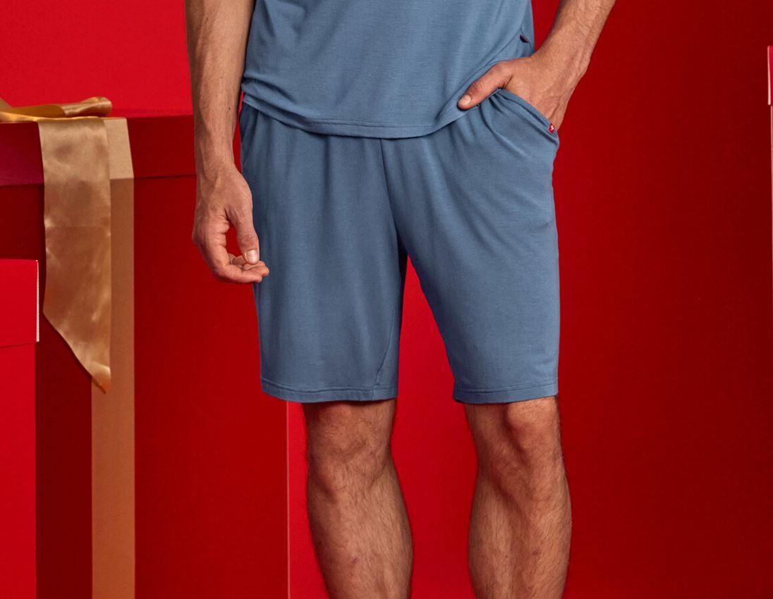 Accessoires: e.s. Modal Pyjama Short + nordicblau