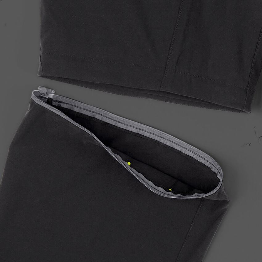 Hosen: Zip-Off Funktions Hose e.s.trail + schwarz 2