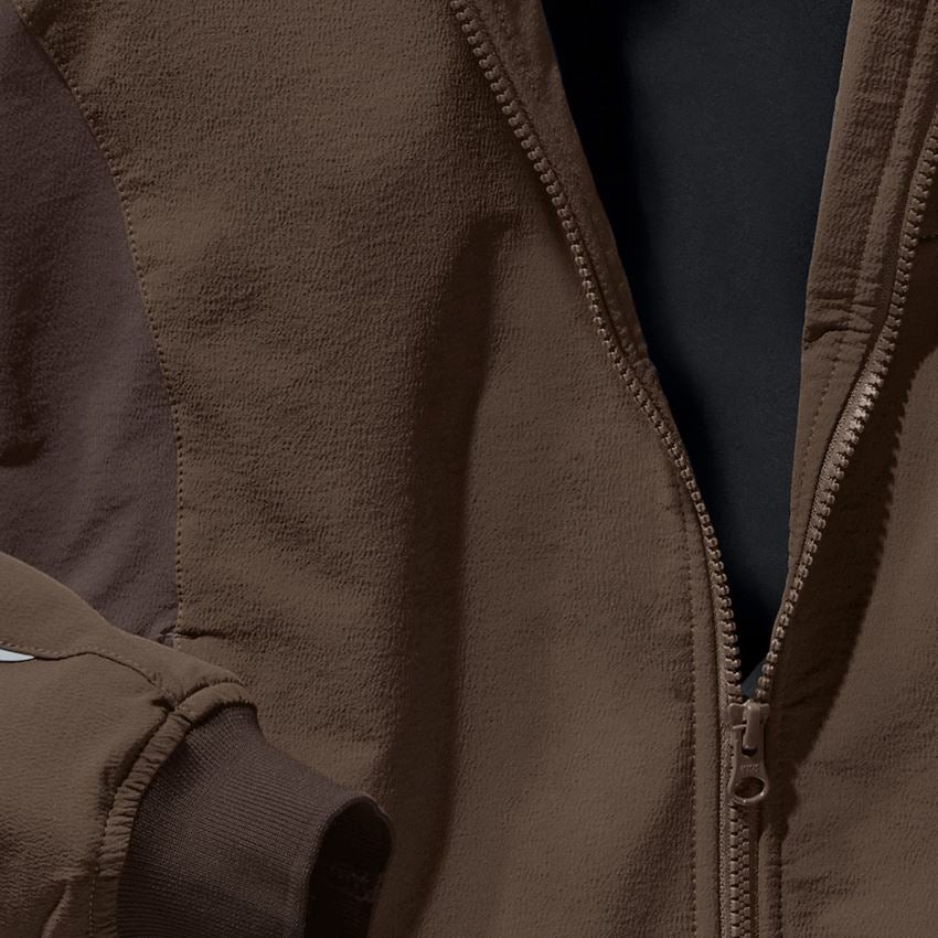 Jacken: Funktions Bundjacke e.s.dynashield, Damen + haselnuss/kastanie 2