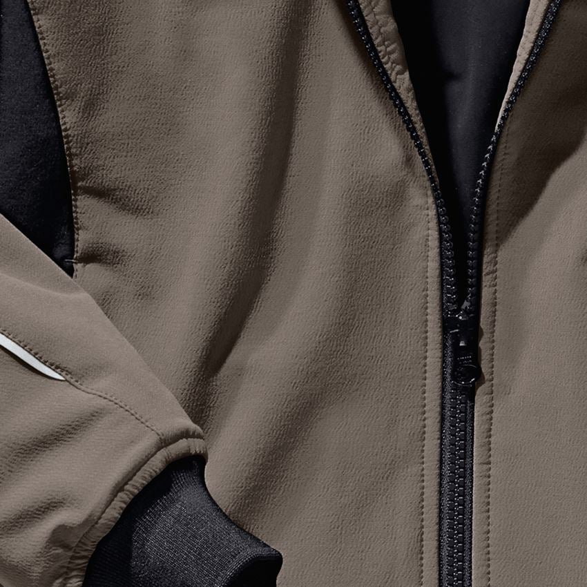 Jacken: Funktions Bundjacke e.s.dynashield, Damen + stein/schwarz 2