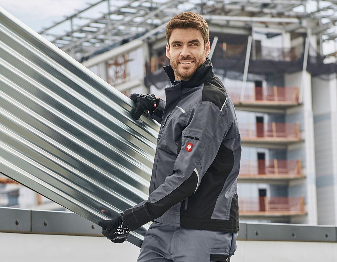 Themen: Bundjacke e.s.motion + grau/schwarz