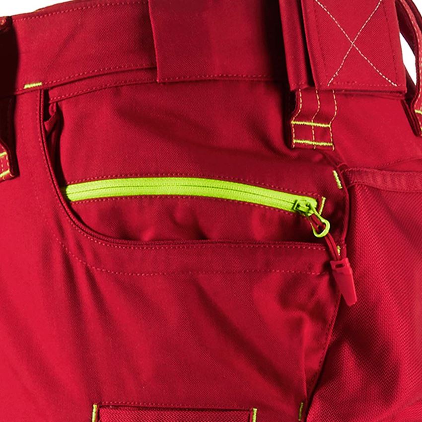 Hosen: Bundhose e.s.motion 2020 + feuerrot/warngelb 2