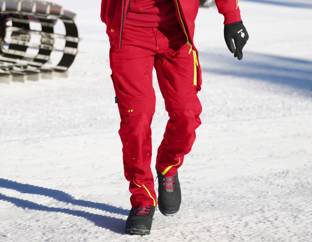 Hosen: Bundhose e.s.motion 2020 + feuerrot/warngelb 1