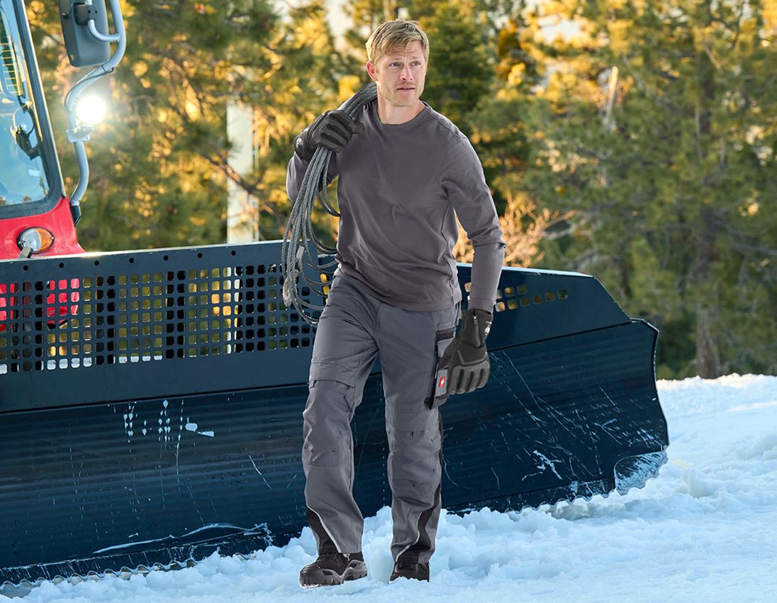 Hosen: Bundhose e.s.motion Winter + grau/schwarz 3