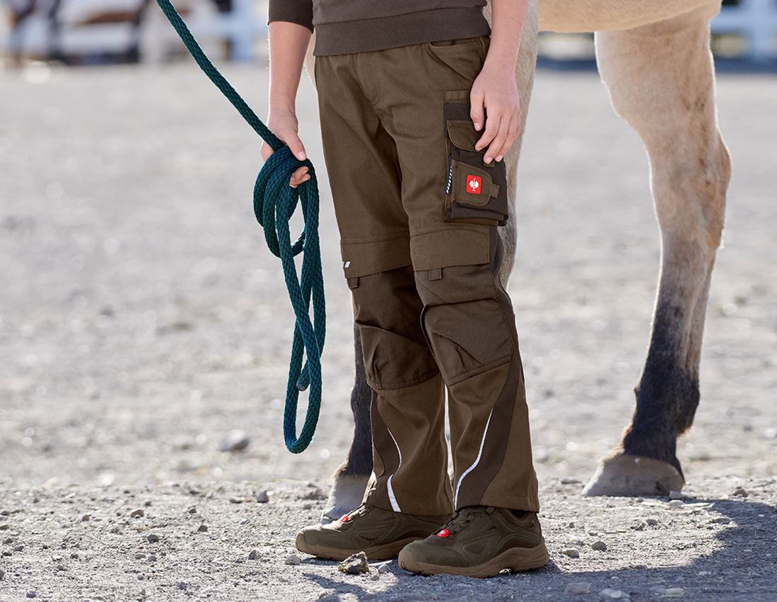 Hosen: Kinder Bundhose e.s.motion + haselnuss/kastanie