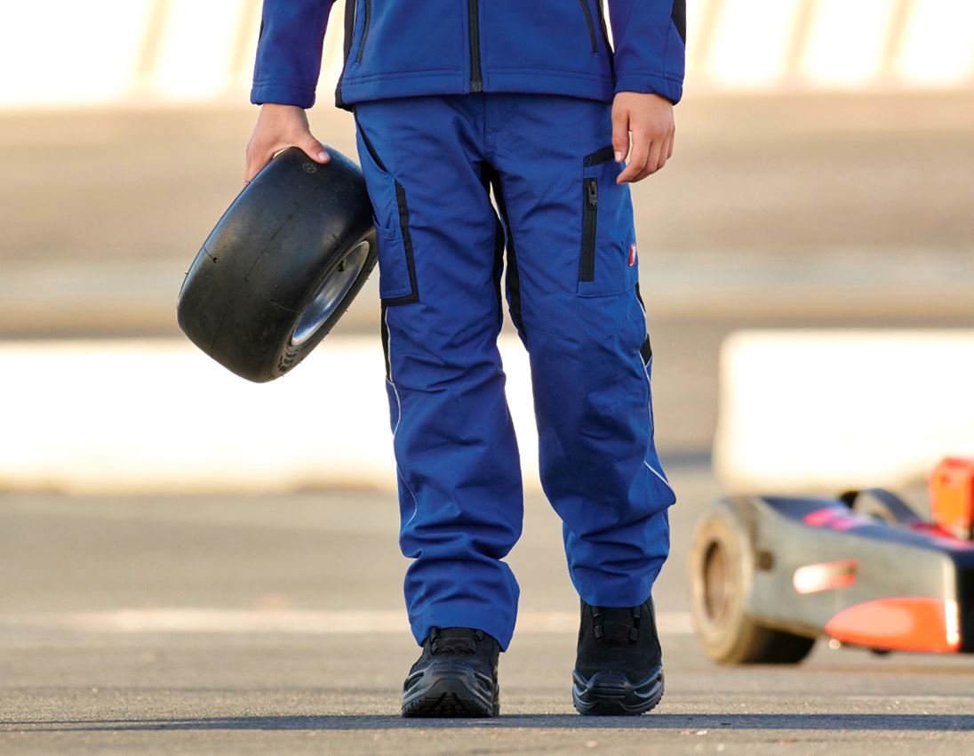 Hosen: Winter-Bundhose e.s.vision, Kinder + kornblau/schwarz