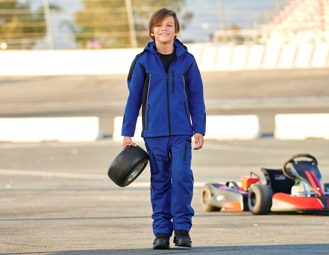 Hosen: Winter-Bundhose e.s.vision, Kinder + kornblau/schwarz 1