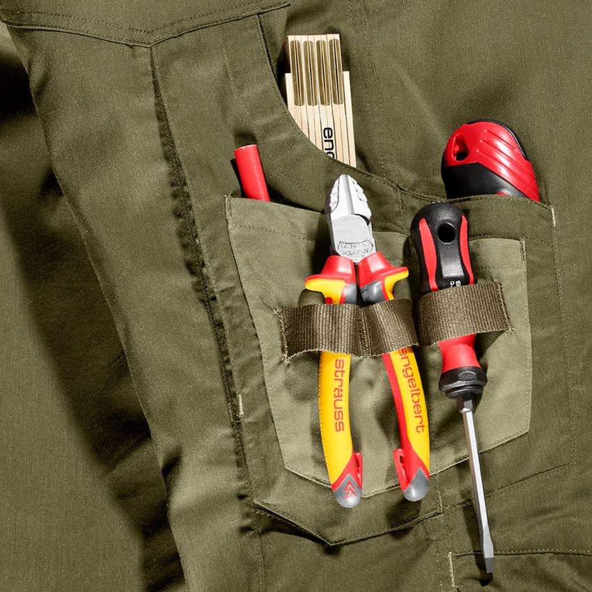 Hosen: Bundhose e.s.concrete light + schlammgrün/stipagrün 2