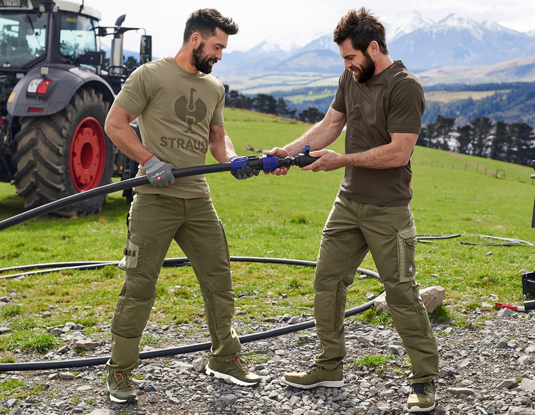 Hosen: Bundhose e.s.concrete light + schlammgrün/stipagrün 2