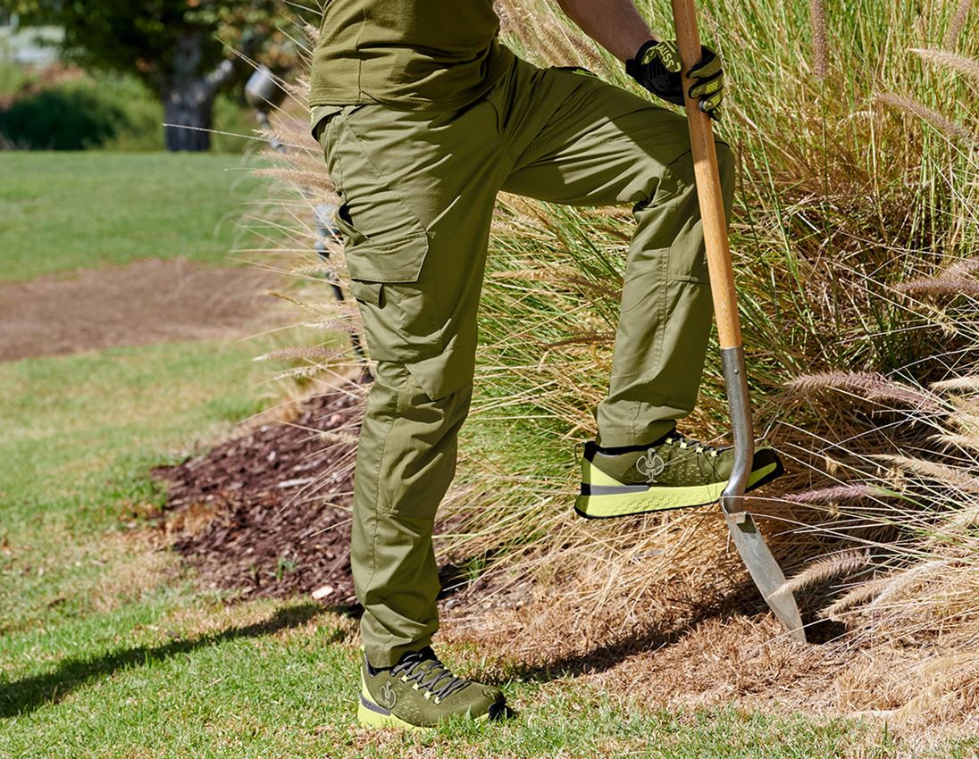 Hosen: Bundhose e.s.trail + wacholdergrün/limegrün 1