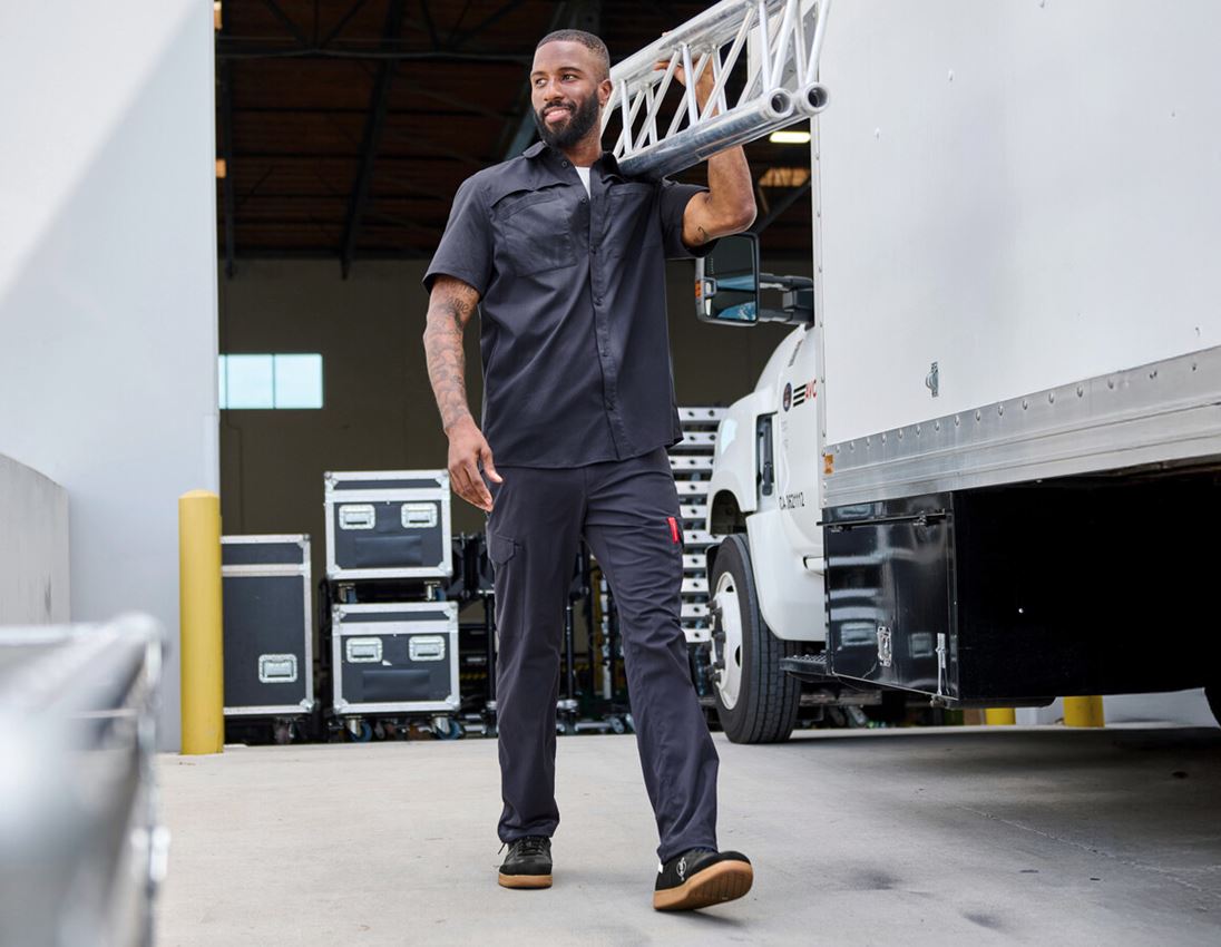 Hosen: Bundhose e.s.t:aktik light ripstop + neroblau 1