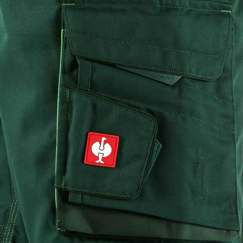 Hosen: Short e.s.motion 2020 + grün/seegrün 2