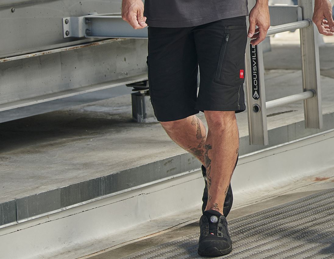 Hosen: Short e.s.vision, Herren + schwarz