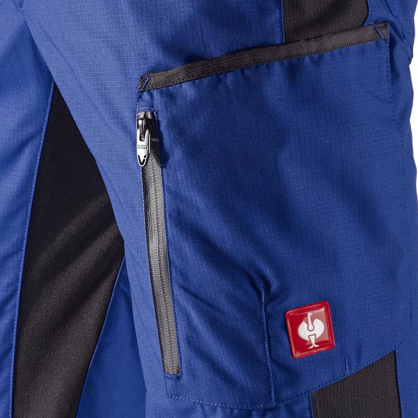 Hosen: Short e.s.vision, Herren + kornblau/schwarz 2