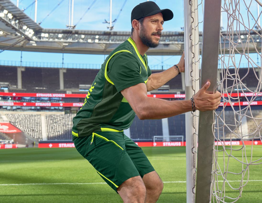 Hosen: Multipocket-Short e.s.ambition + grün/warngelb 4