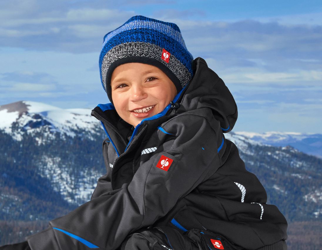 Winterzubehör: Strickmütze e.s.motion 2020 + graphit/enzianblau 2